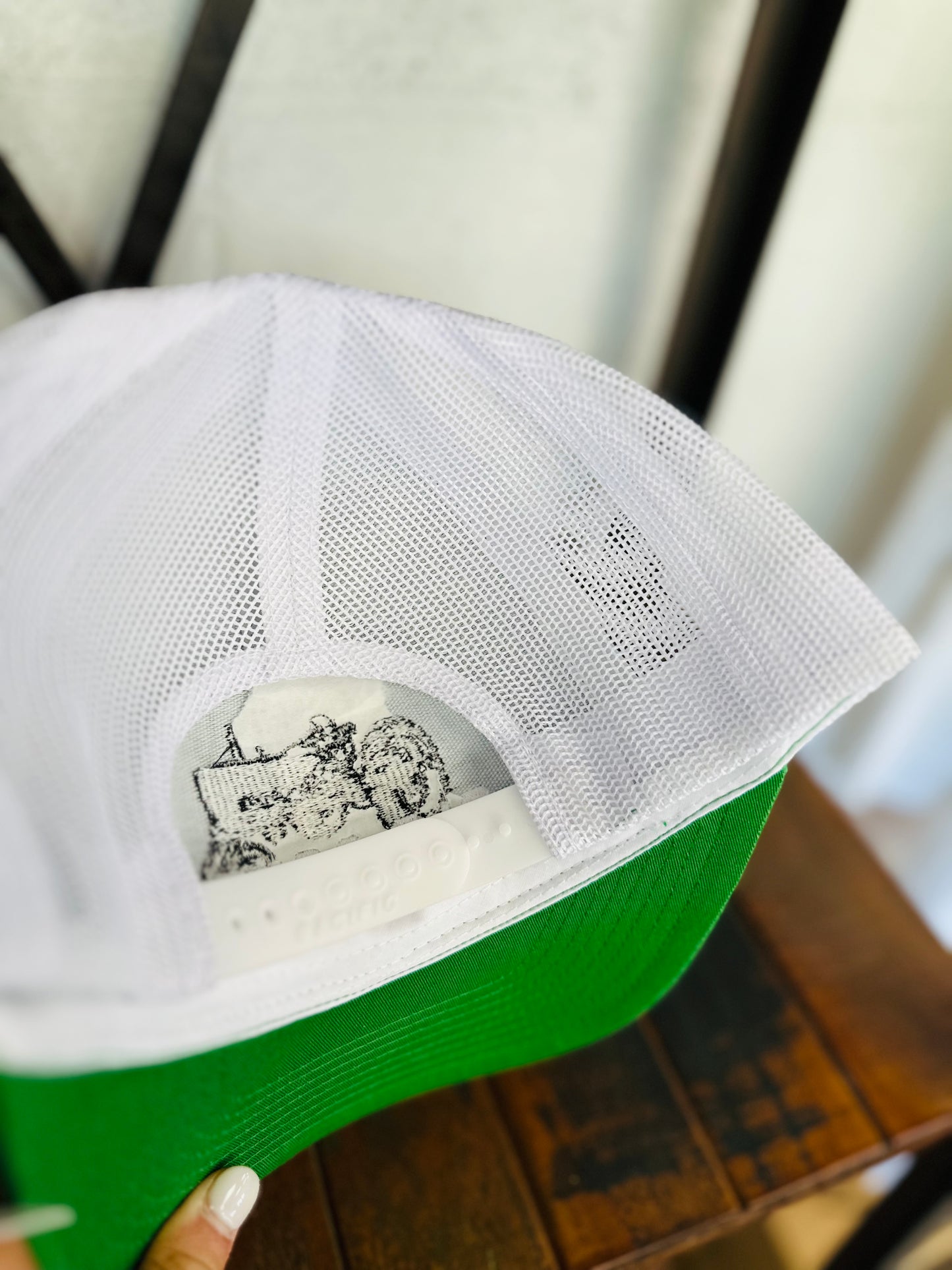 Tractor Trucker Hat - Kelly Green / White