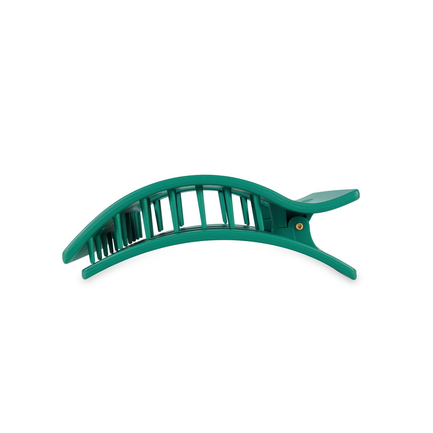 Matte Green Fir Real Rectangle Flat Hair Clip