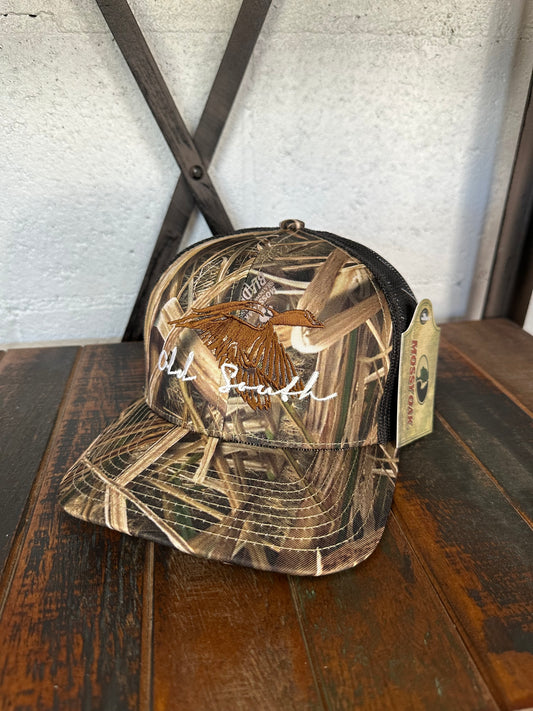 Duck Trucker Hat (Shadow Grass Blades / Light Charcoal)