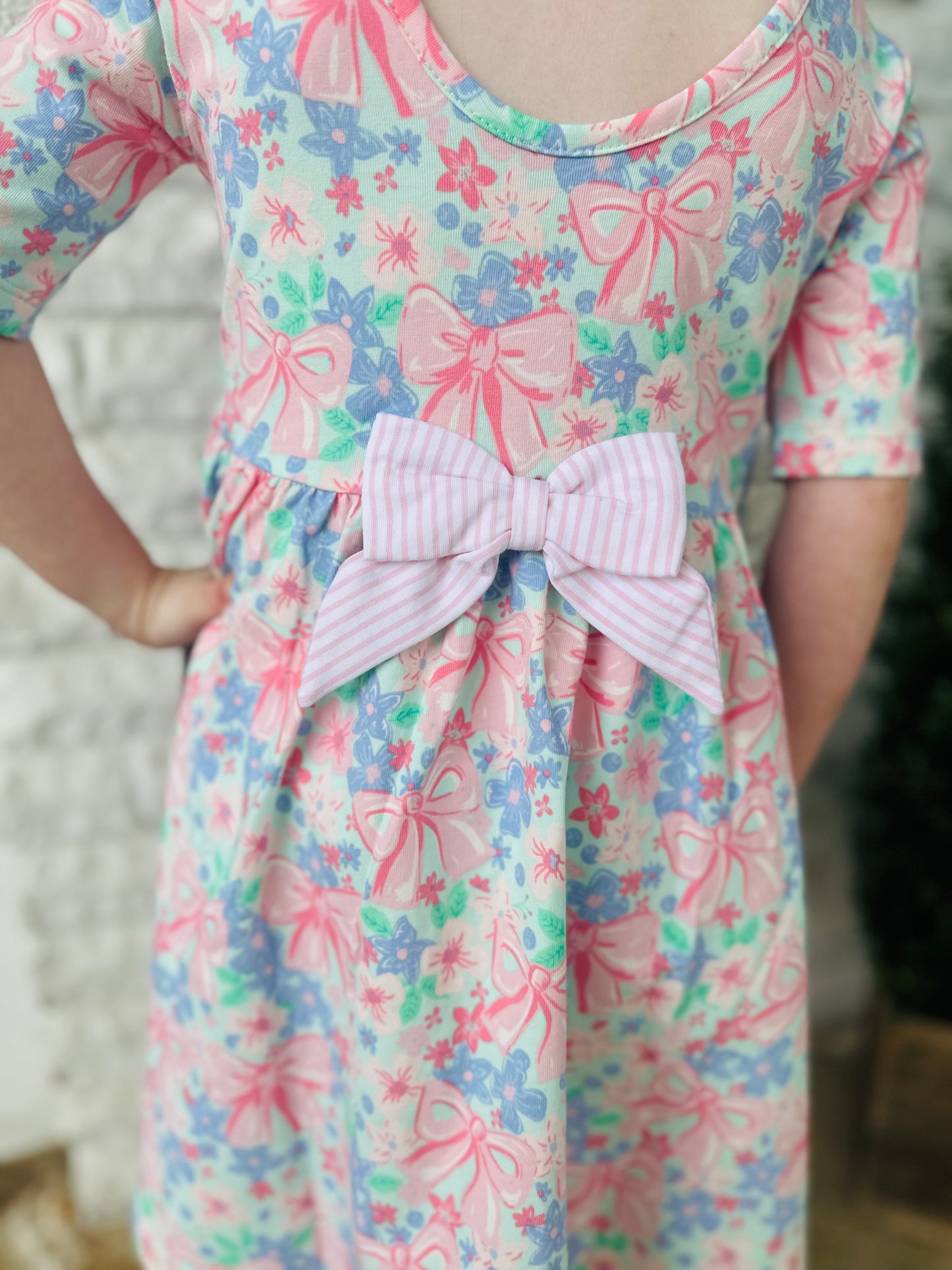 The Bow Blooms Girls Dress