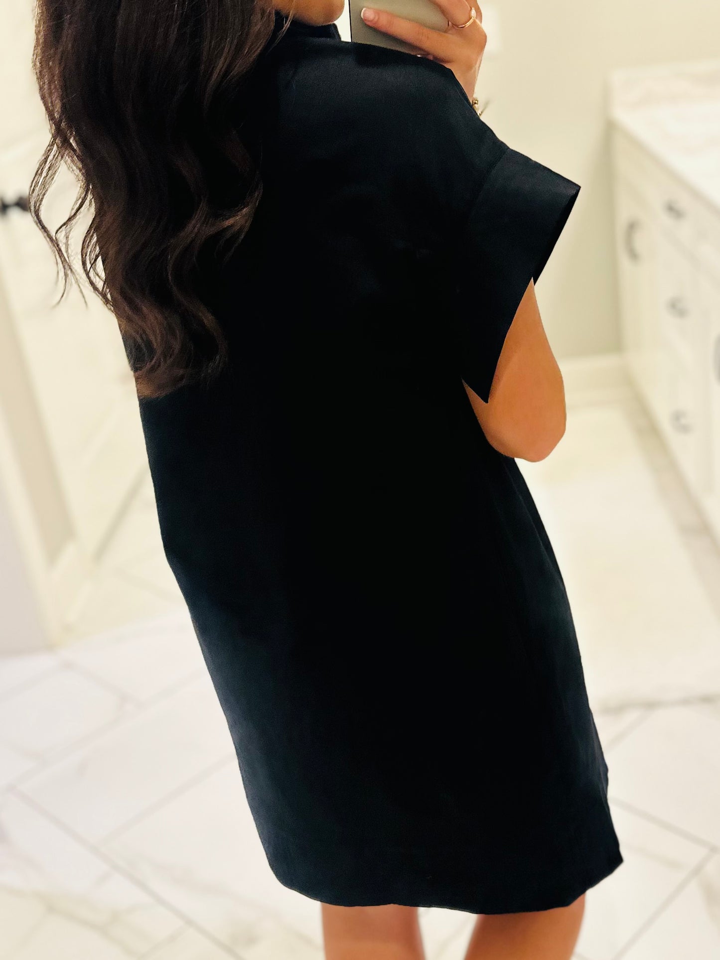 The Rach Black Shirt Dress