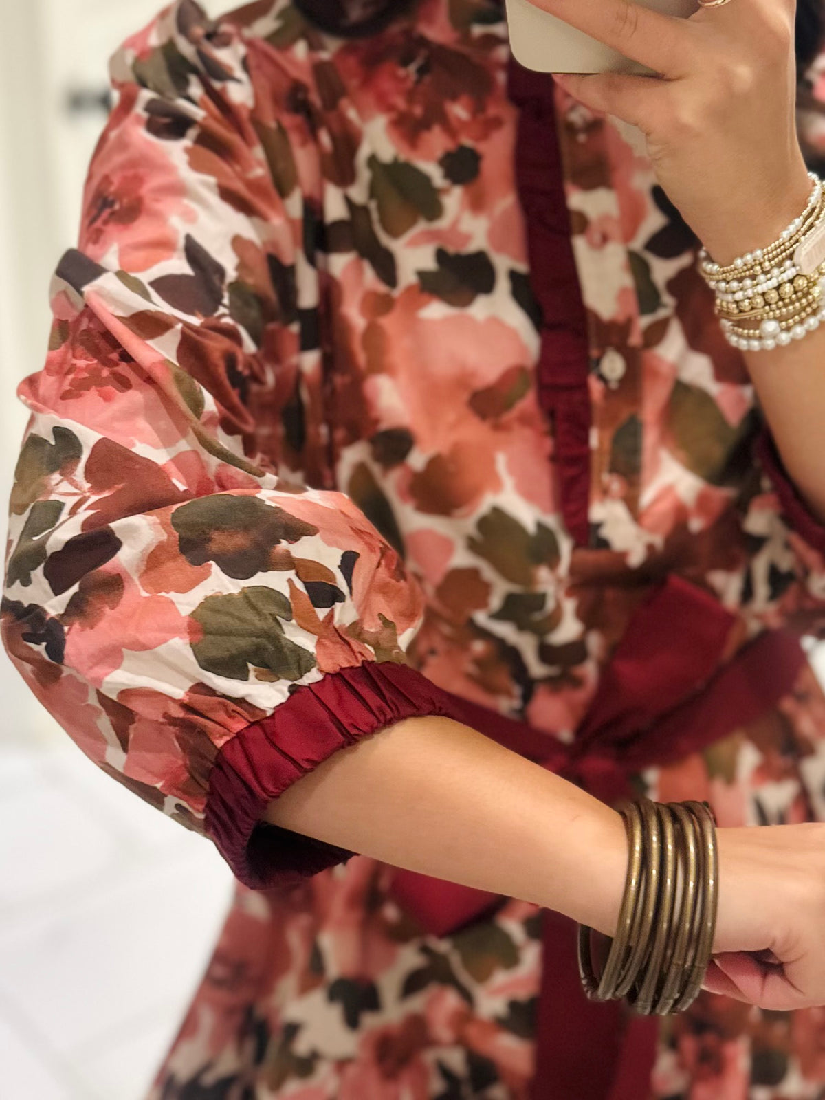 The Kayla Pink Mix Floral Dress
