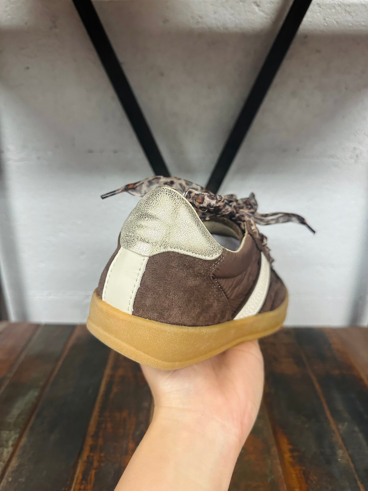 The Dixie Coffee Suede Sneaker