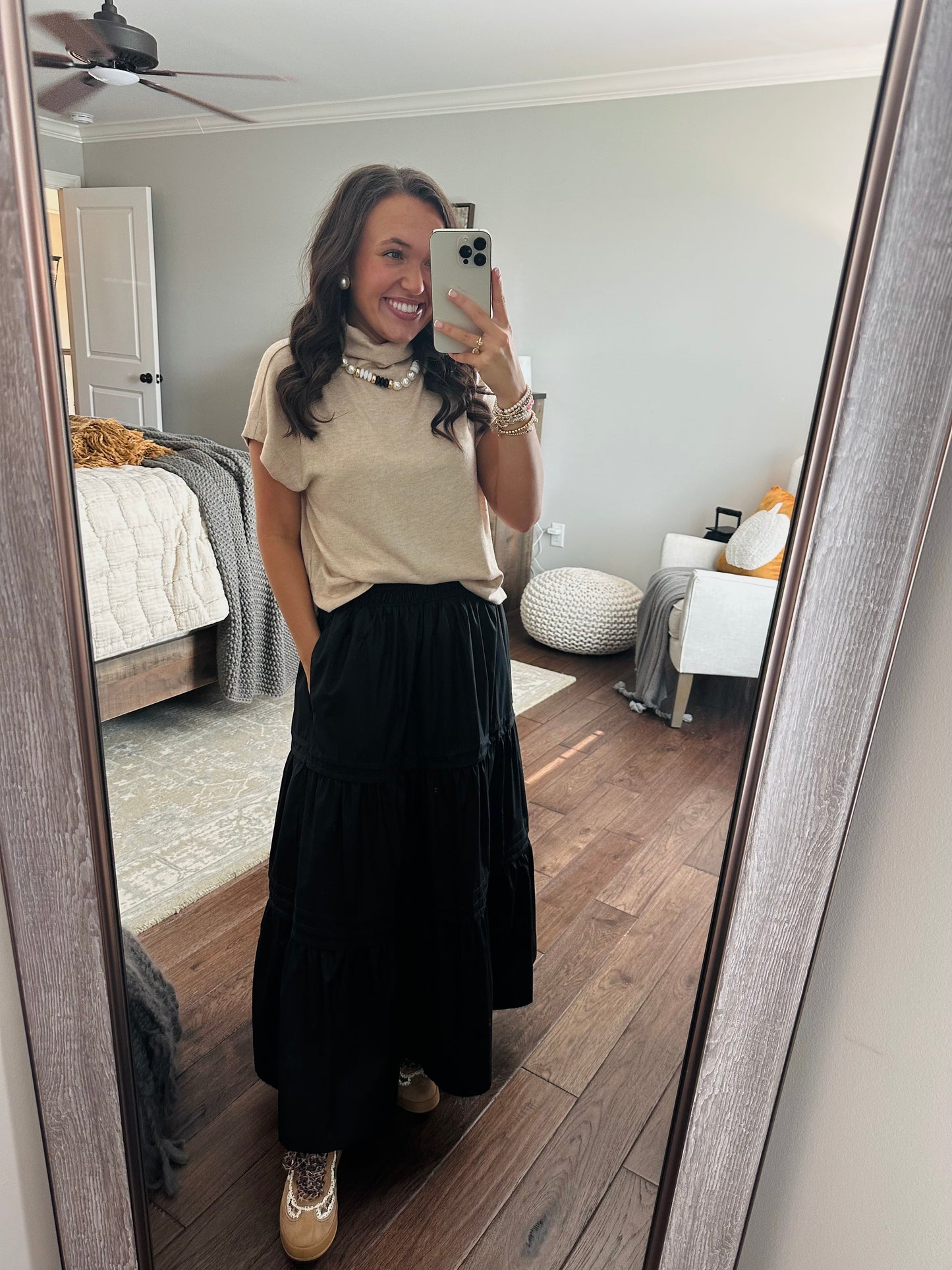 The Gabi Oatmeal Top