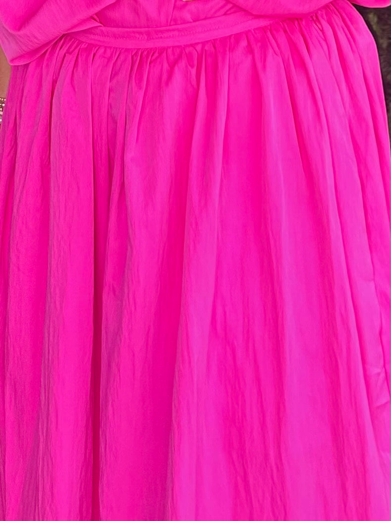 The Rosie Pink Top + Skirt Set