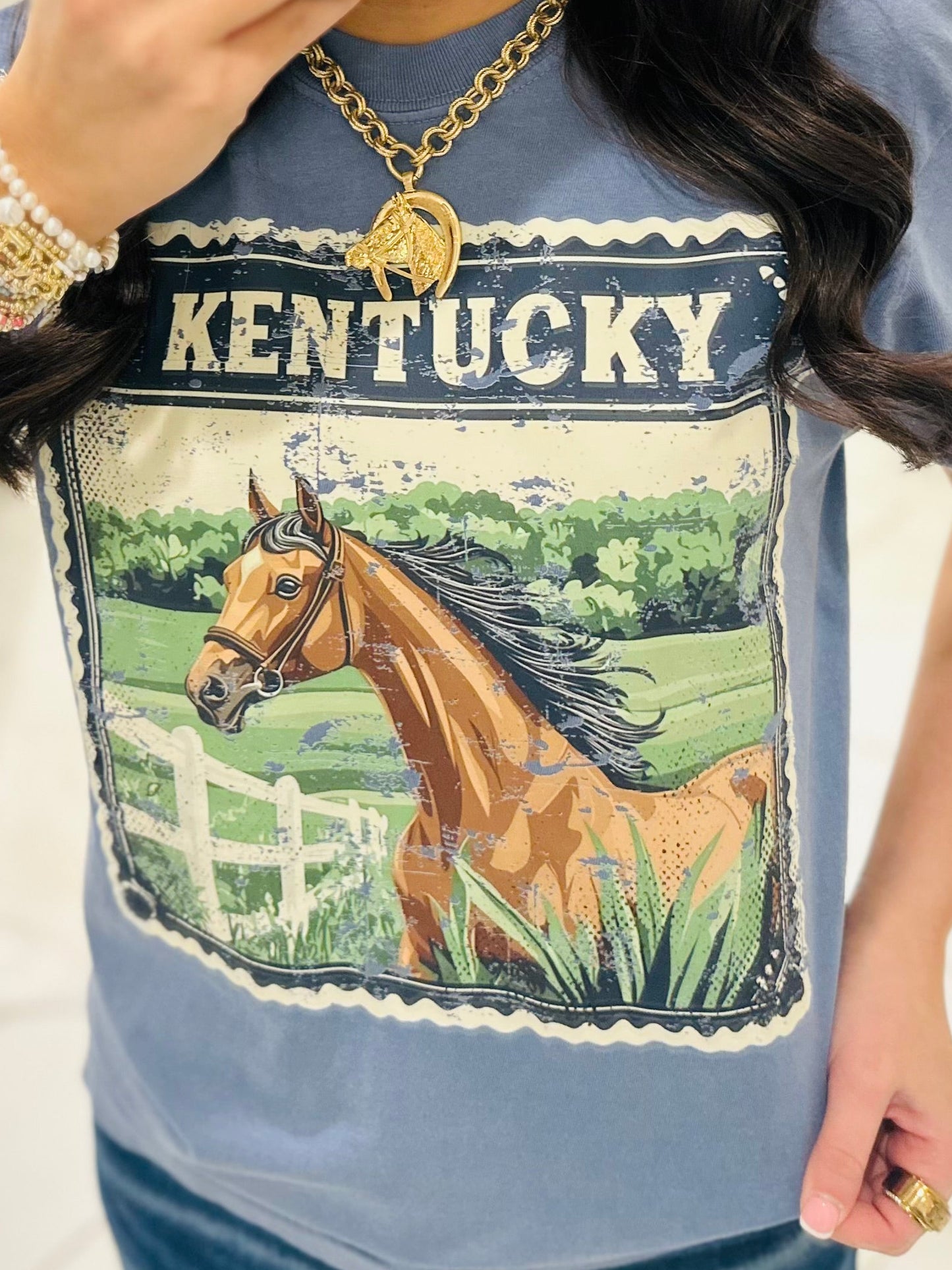 The Kentucky Vintage Horse Stamp Tee