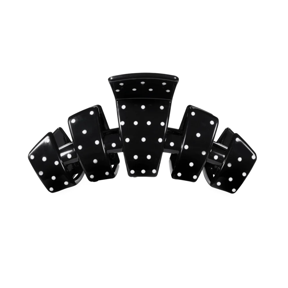 Classic Black Polka Dot Party Claw Clip