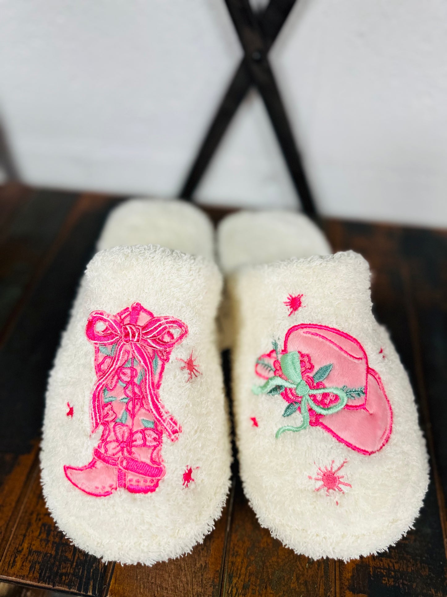 Western Cowgirl Slippers