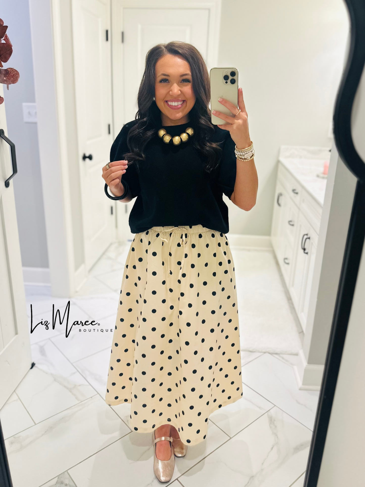 The Melanie Black Sweater Top