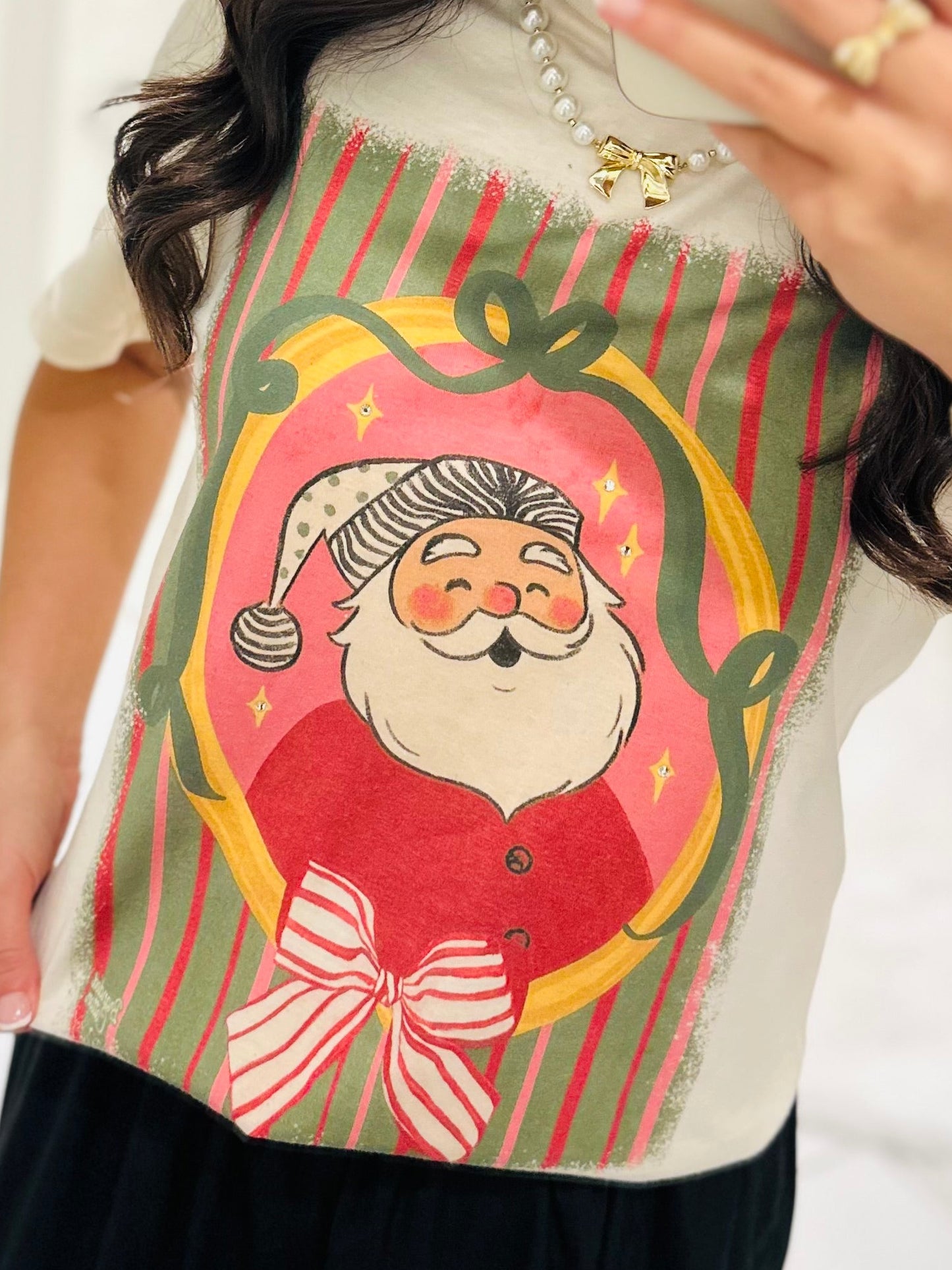 The Retro Santa Christmas Tee
