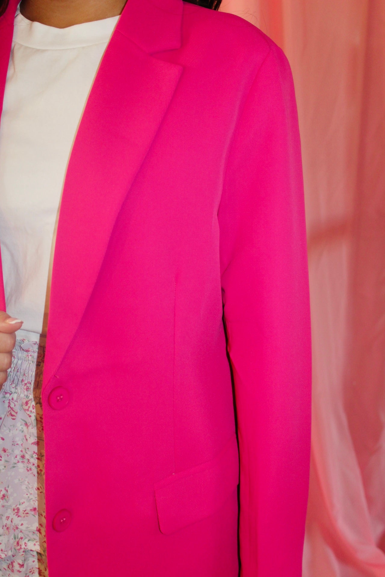 The Fuchsia Pink Blazer