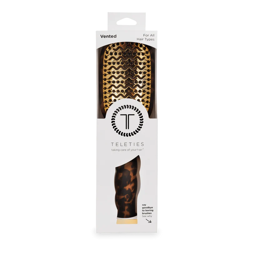 Vented Hair Brush - Tortoise