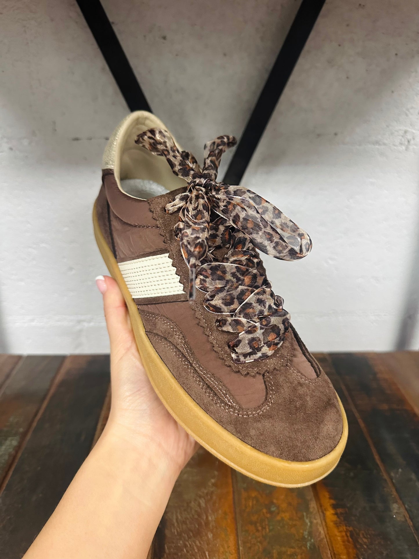The Dixie Coffee Suede Sneaker