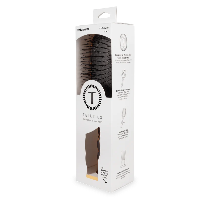 Detangler Hair Brush for Medium Hair – Tortoise