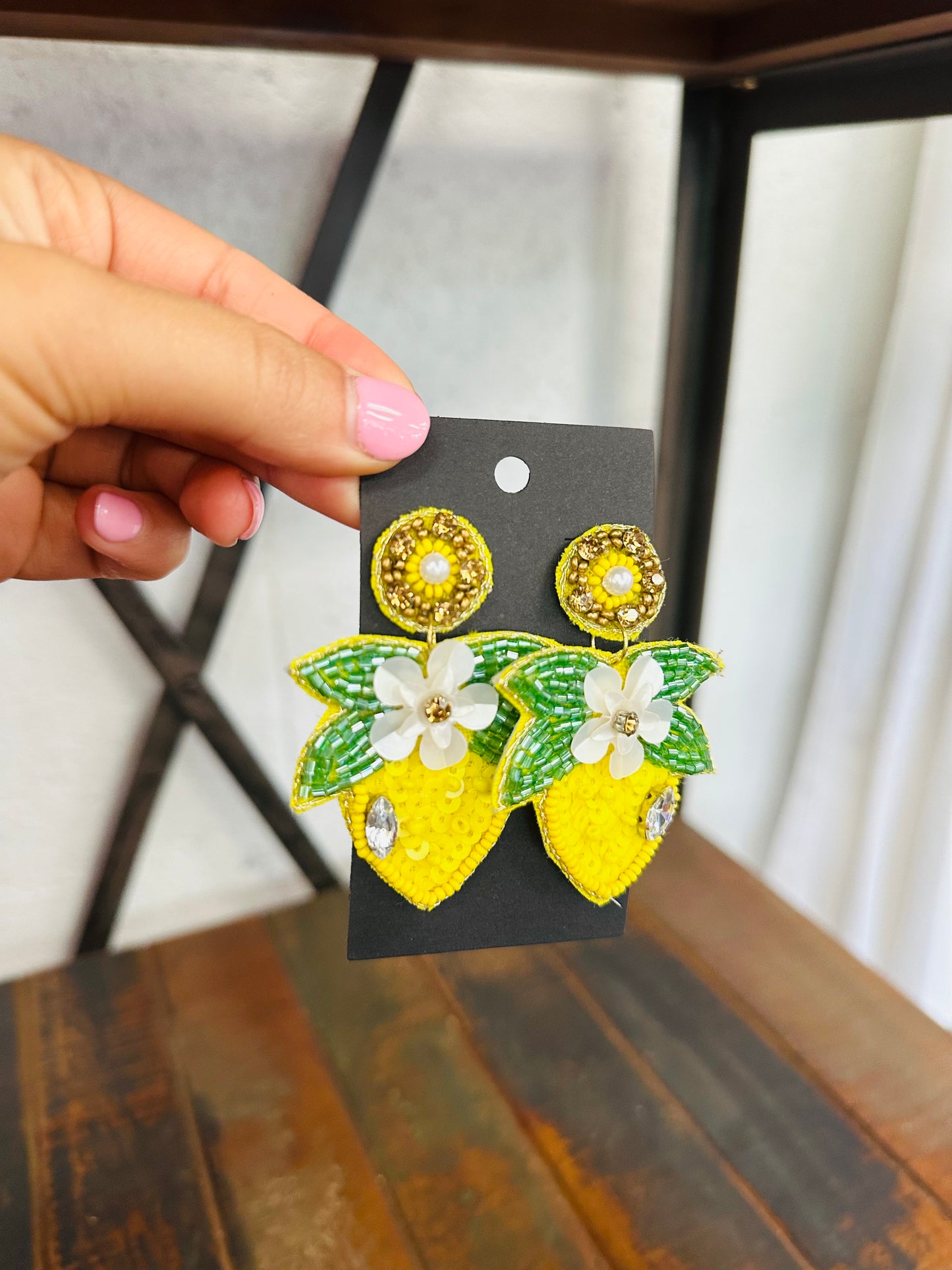 Squeeze the Day Lemon Earrings