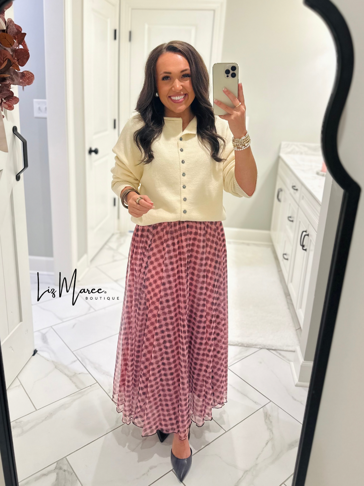 The Myra Cream Piper Cardigan