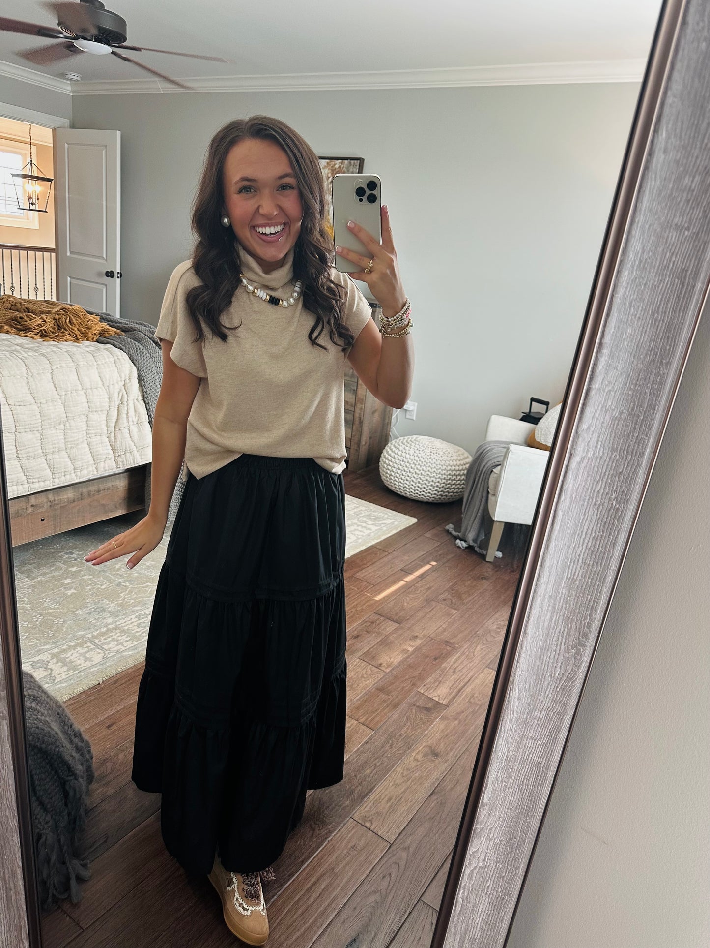 The Gabi Oatmeal Top