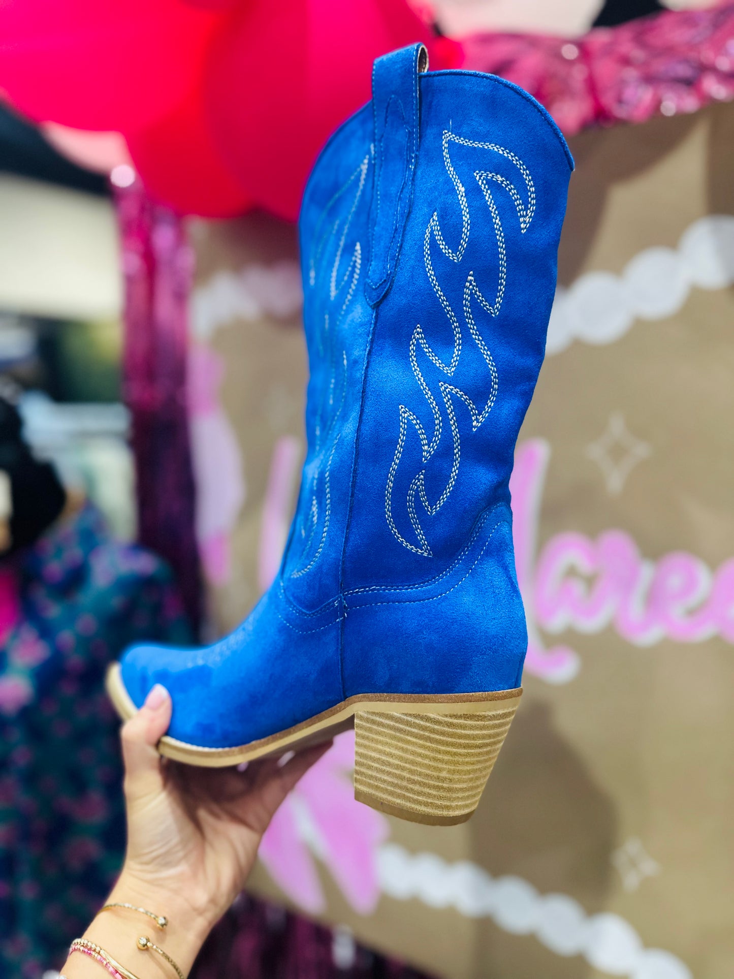 The Odelia Cobalt Blue Boot