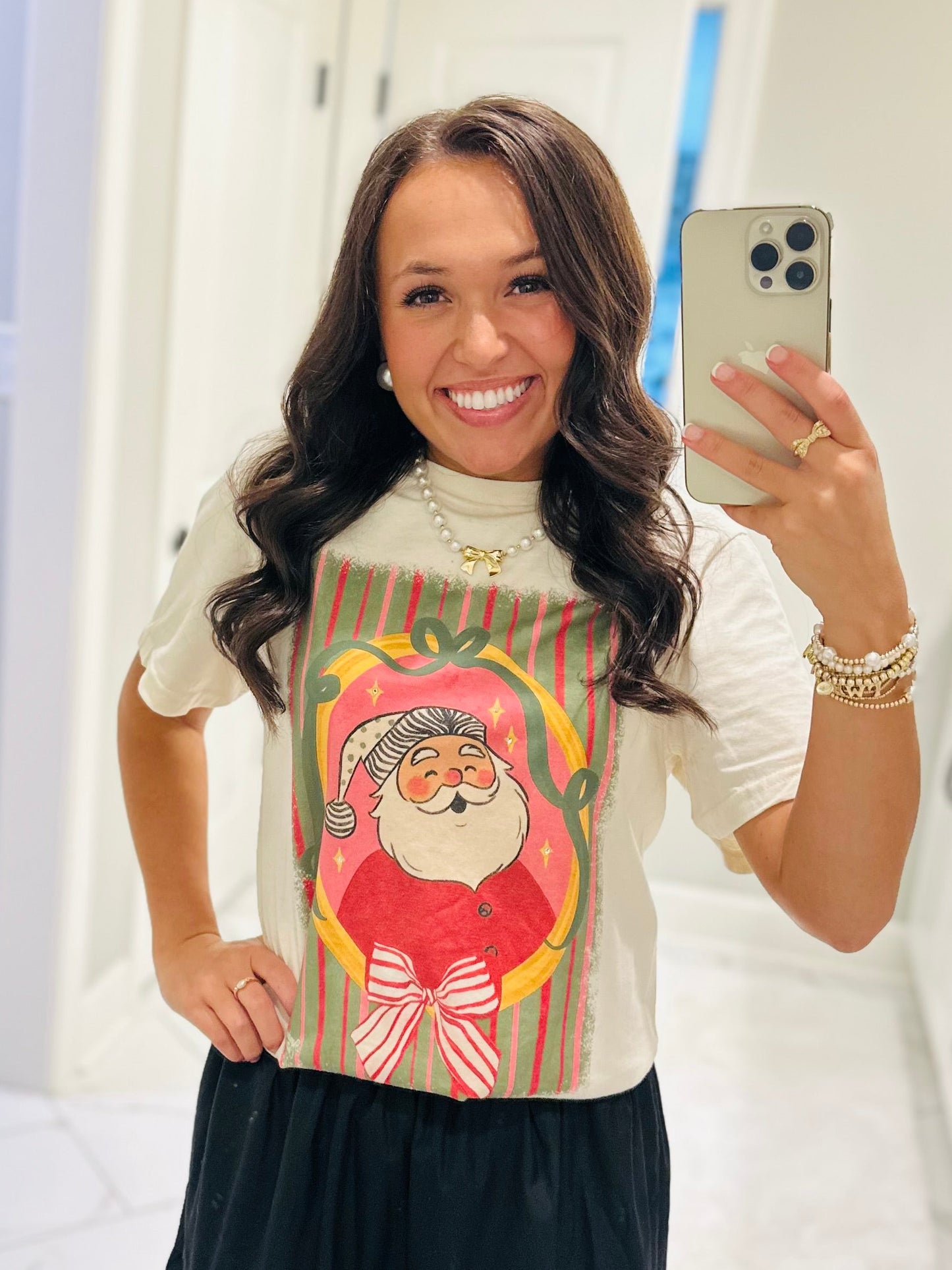 The Retro Santa Christmas Tee
