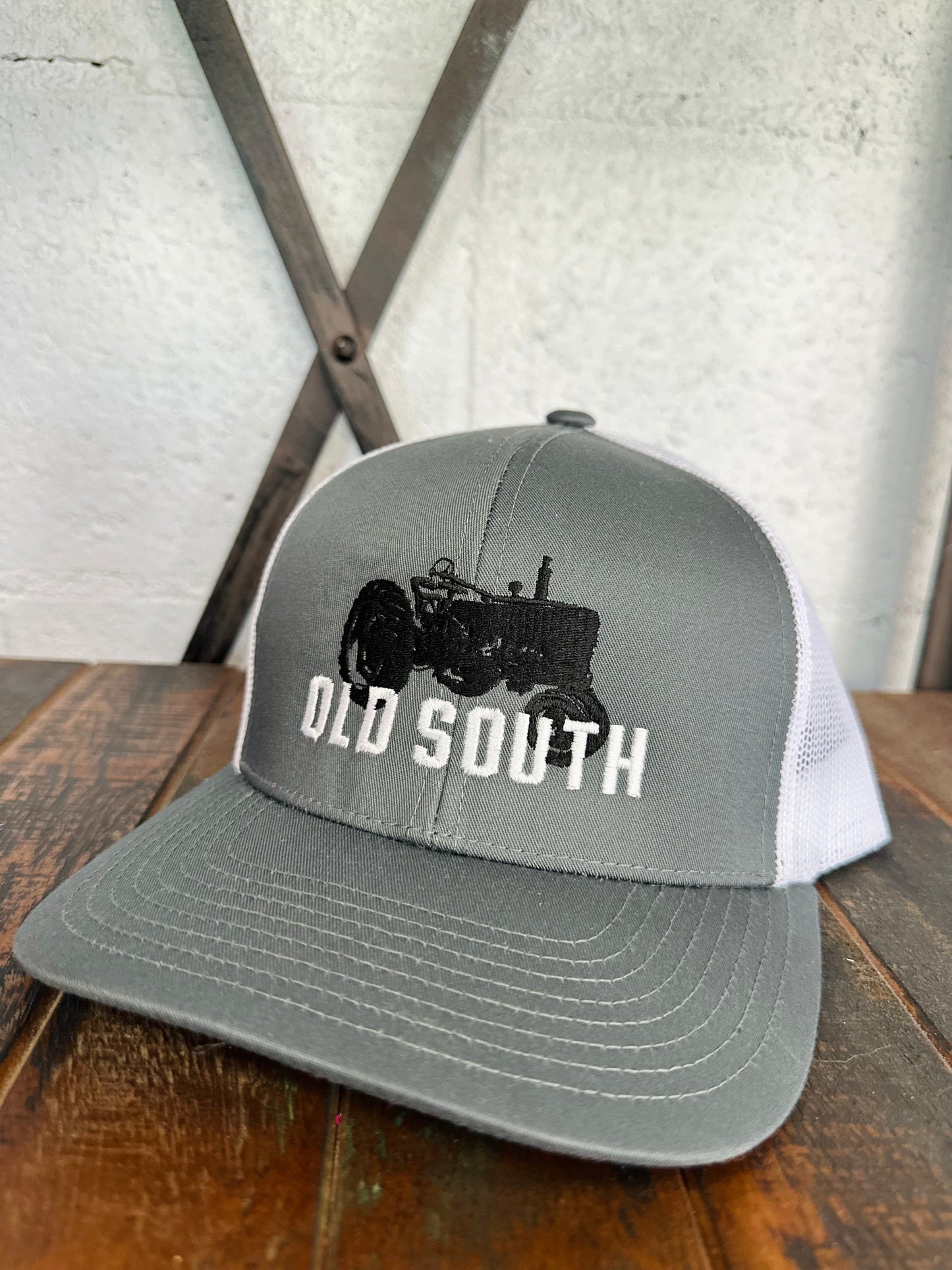 Tractor Trucker Hat - Graphite/White