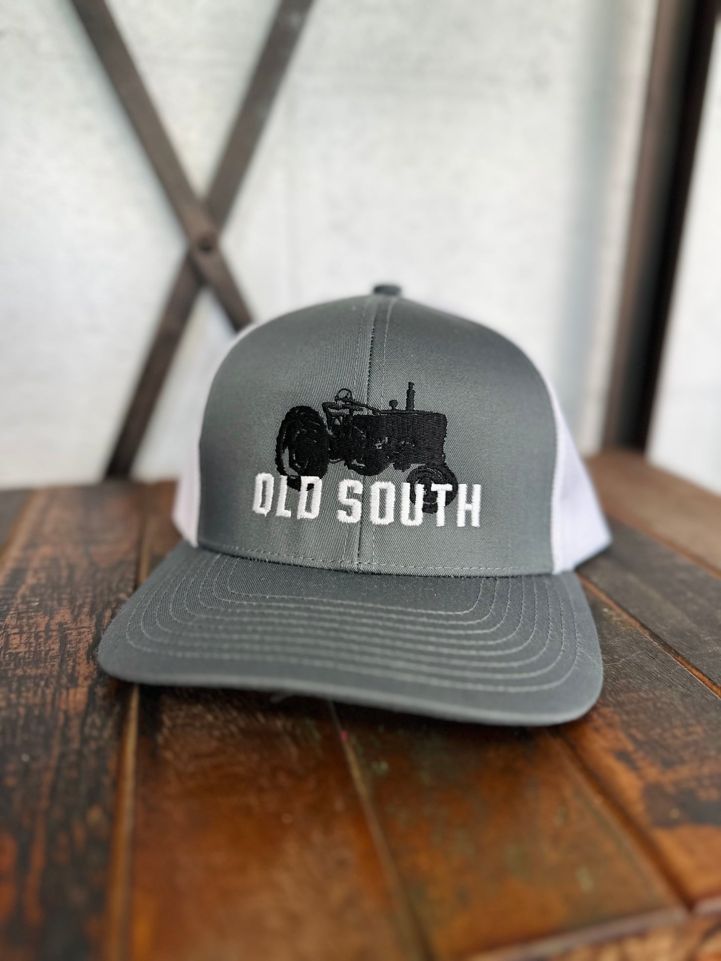 Tractor Trucker Hat - Graphite/White