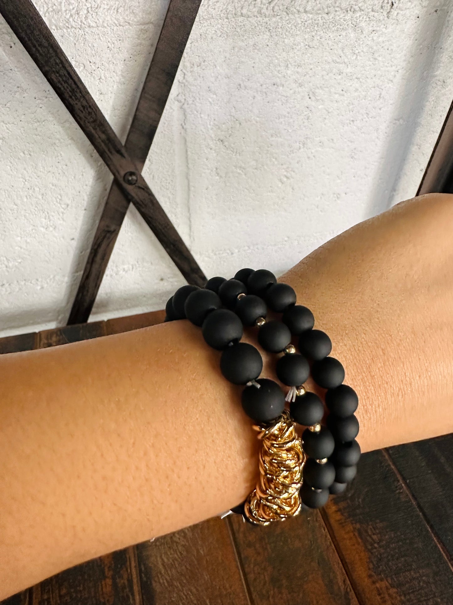 Gold and Black Stack