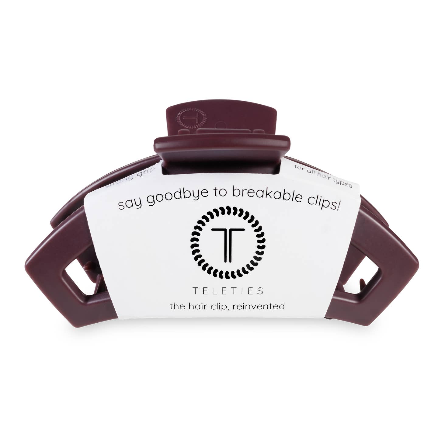 Open Burgundy Bliss Hair Clip