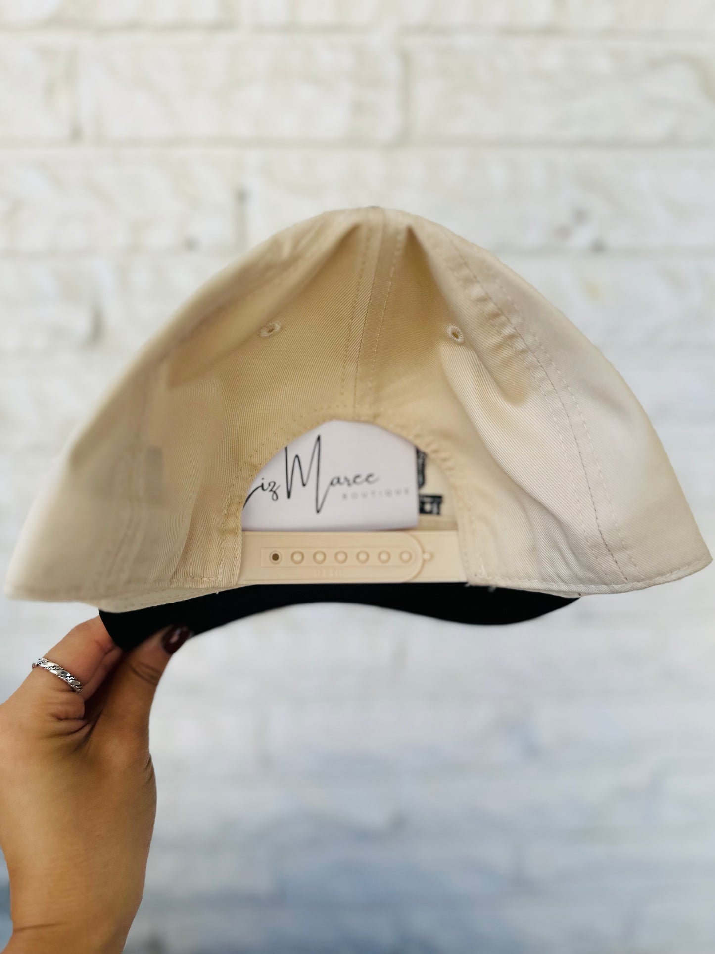 Black 'Dibs On The Farmer' Embroidered Trucker Hat