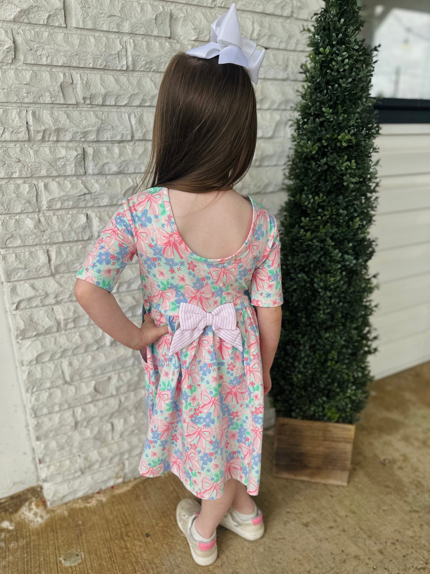The Bow Blooms Girls Dress