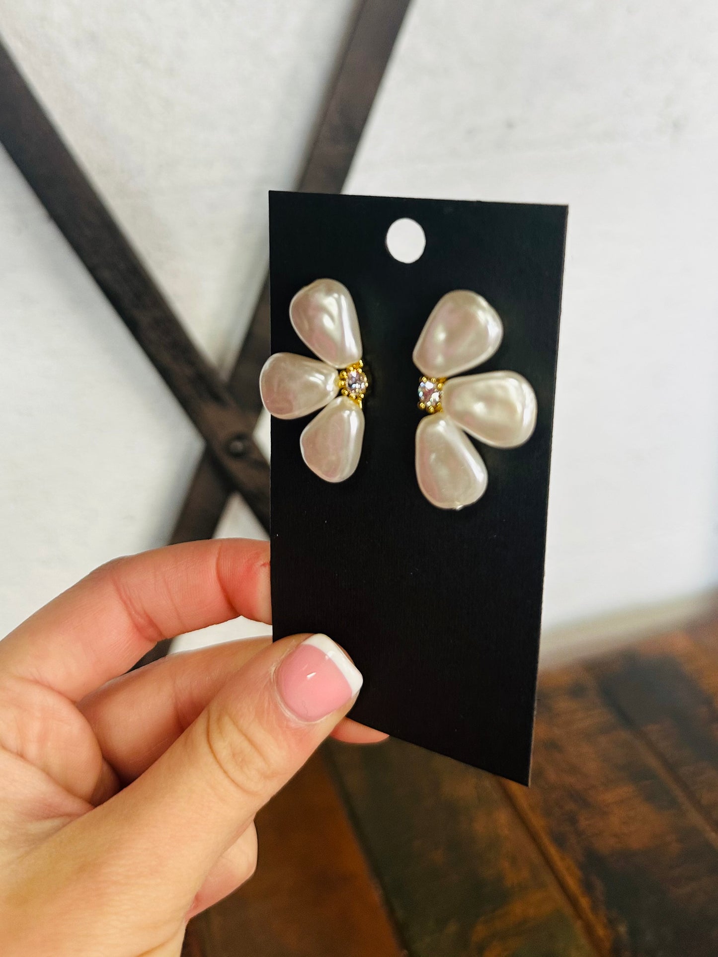 Three Petal Stud Earring