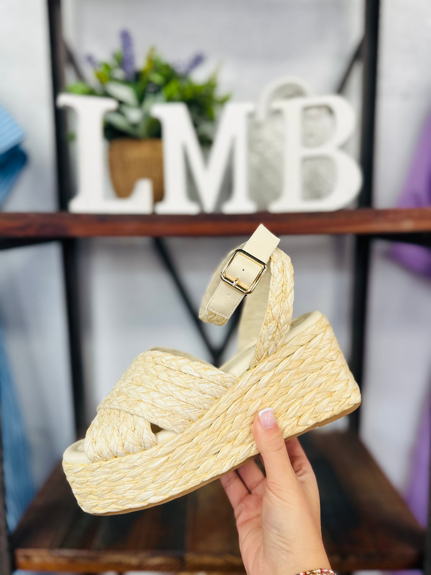 The Kerry Woven Platform Wedge
