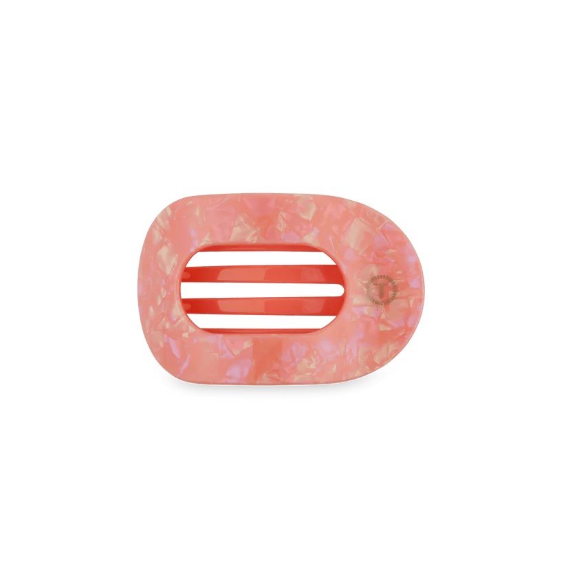 Dreamsicle Flat Round Hair Clip