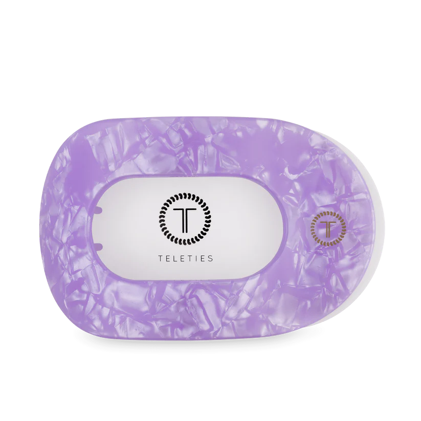 Lavender Mist Flat Round Hair Clip