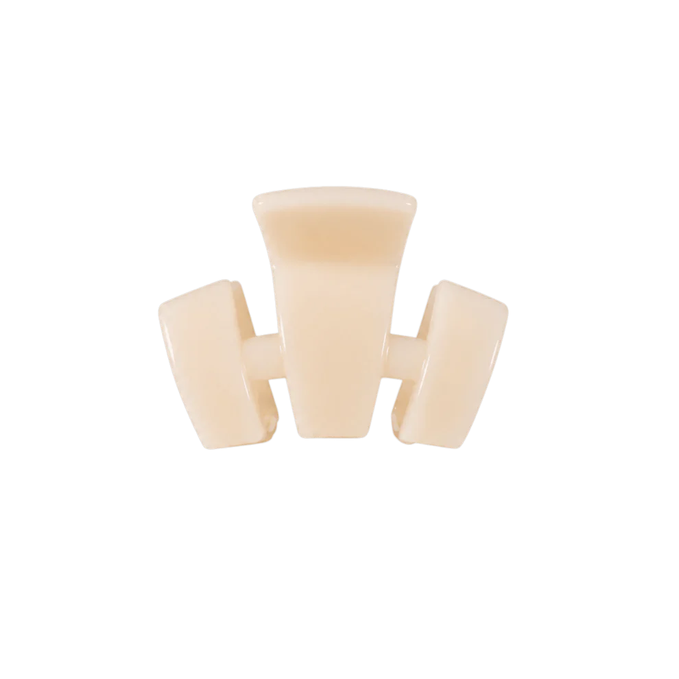 Classic Almond Beige Petite Claw Clip