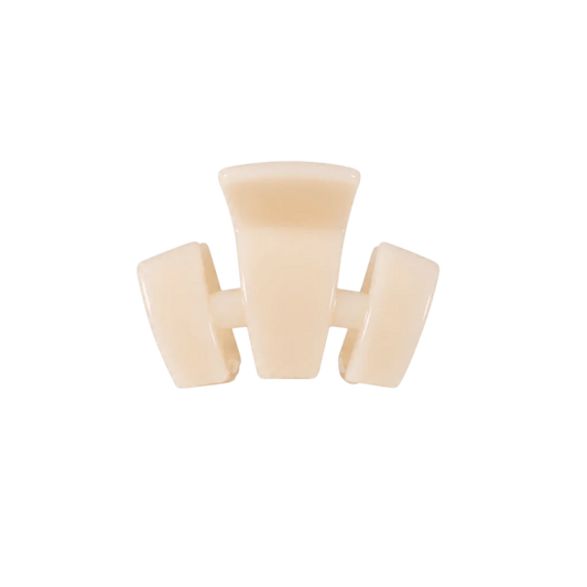 Classic Almond Beige Petite Claw Clip