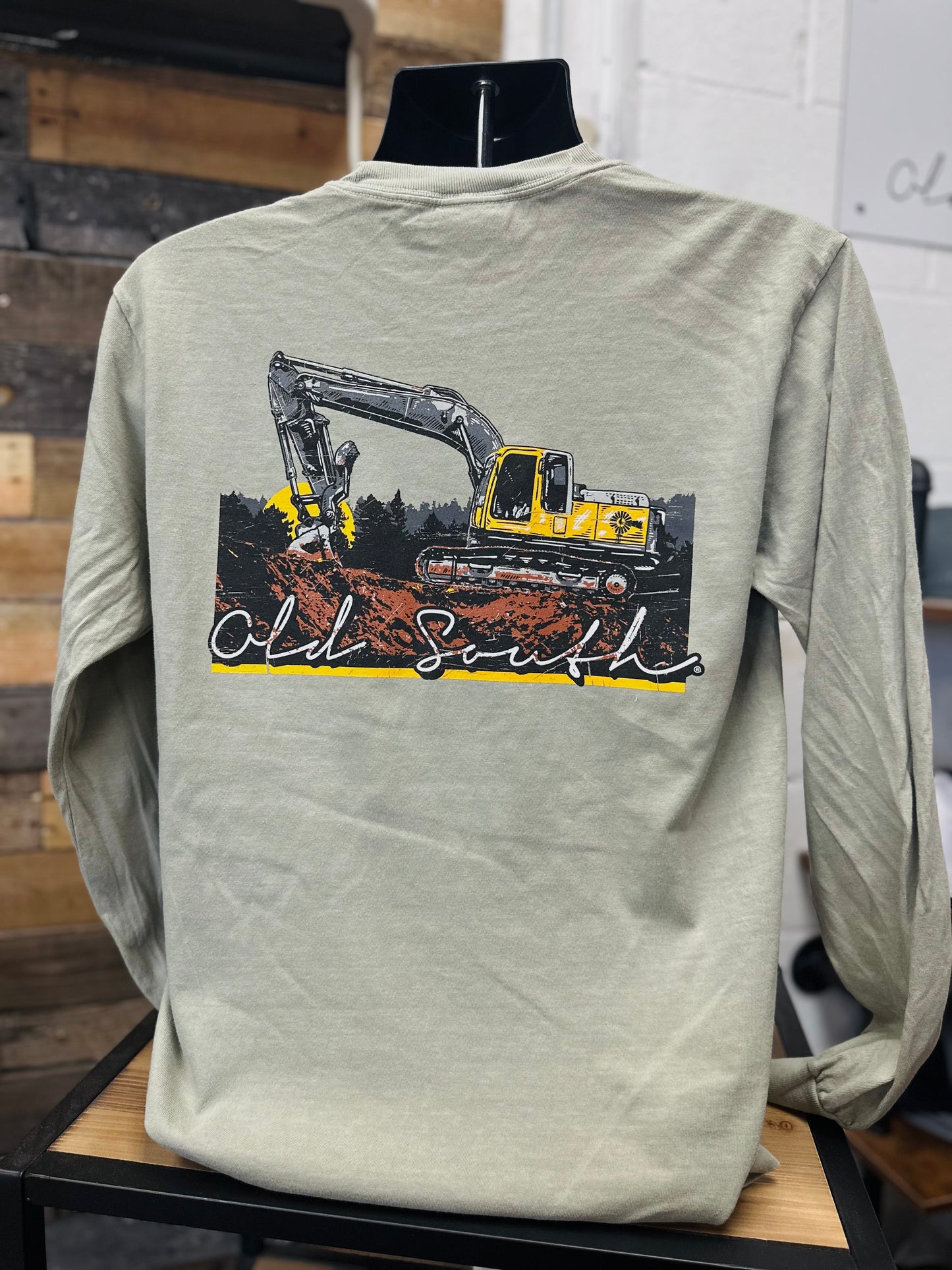 Trackhoe Long Sleeve Tee