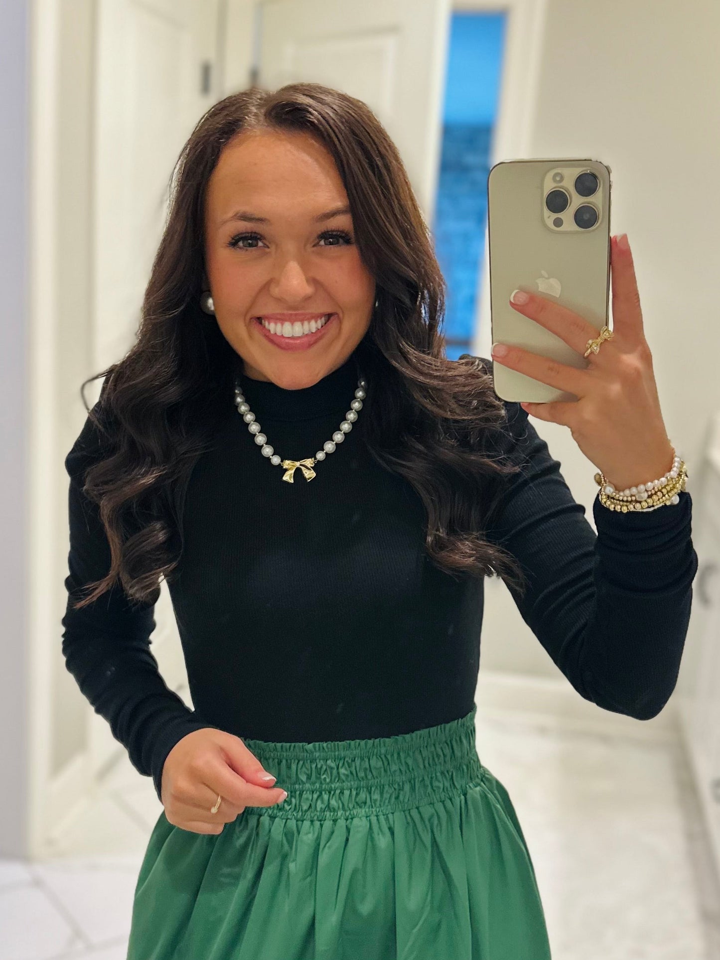 The Neva Black Puff Sleeve Top