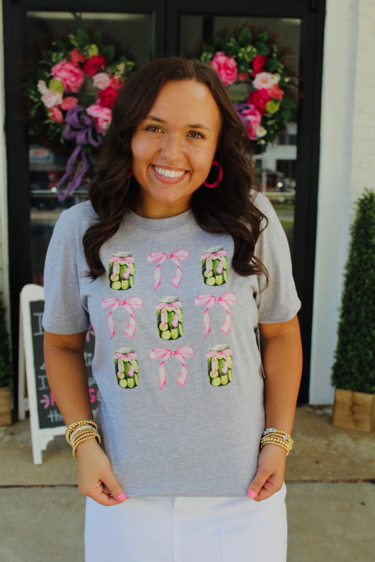 Pickles & Coquette Bow Graphic Tee