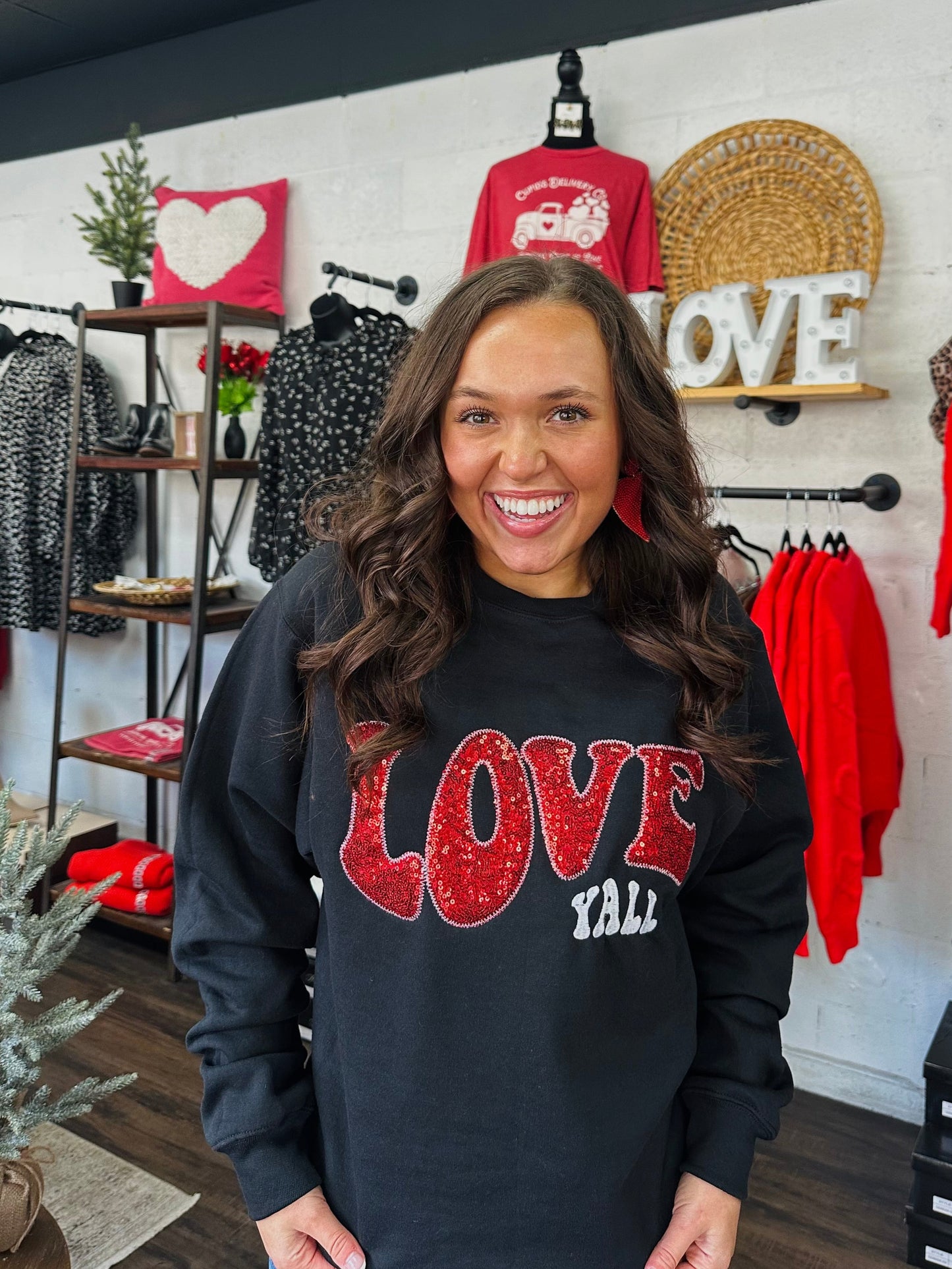 Love Y'all Valentine Sweatshirt