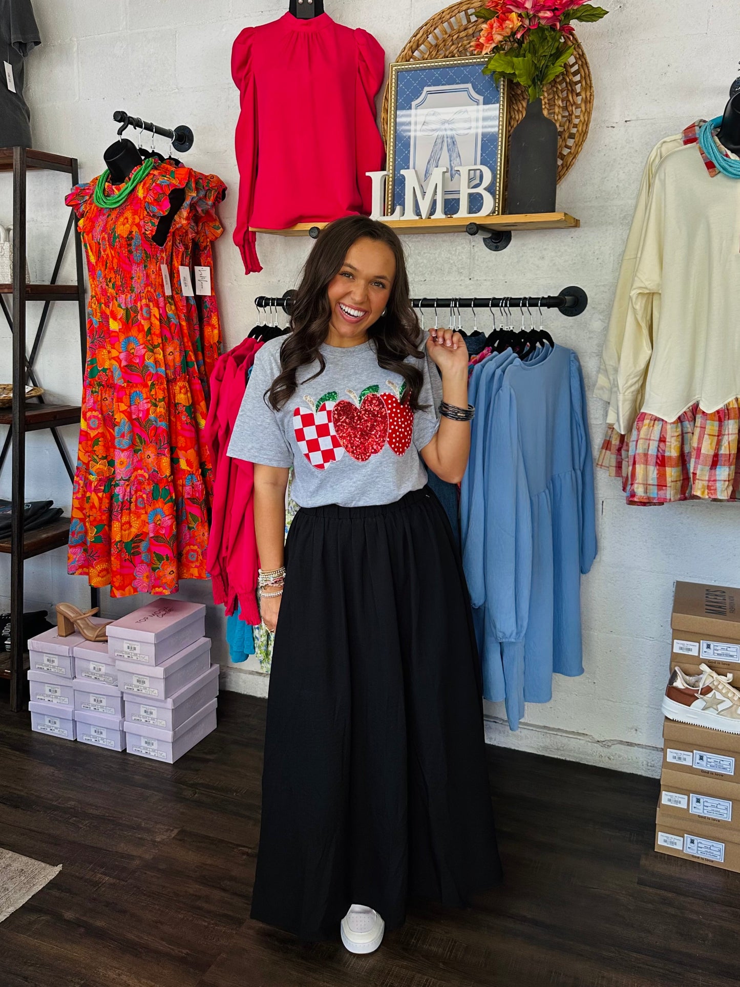The Teach Apple Embroidered Tee
