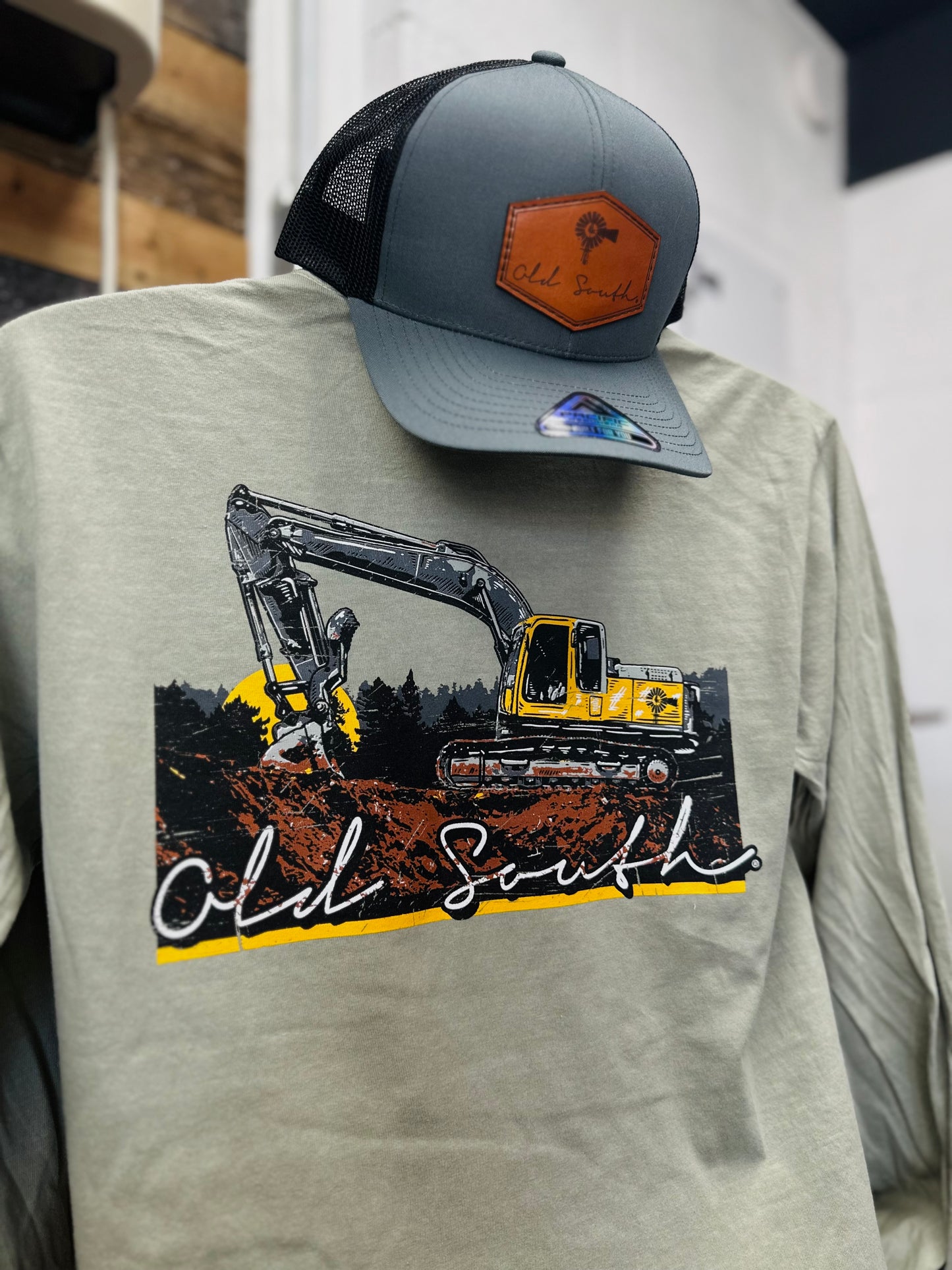 Trackhoe Long Sleeve Tee