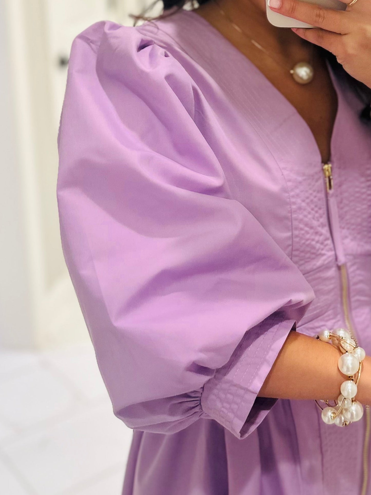 The Libby Lavender Midi Dress