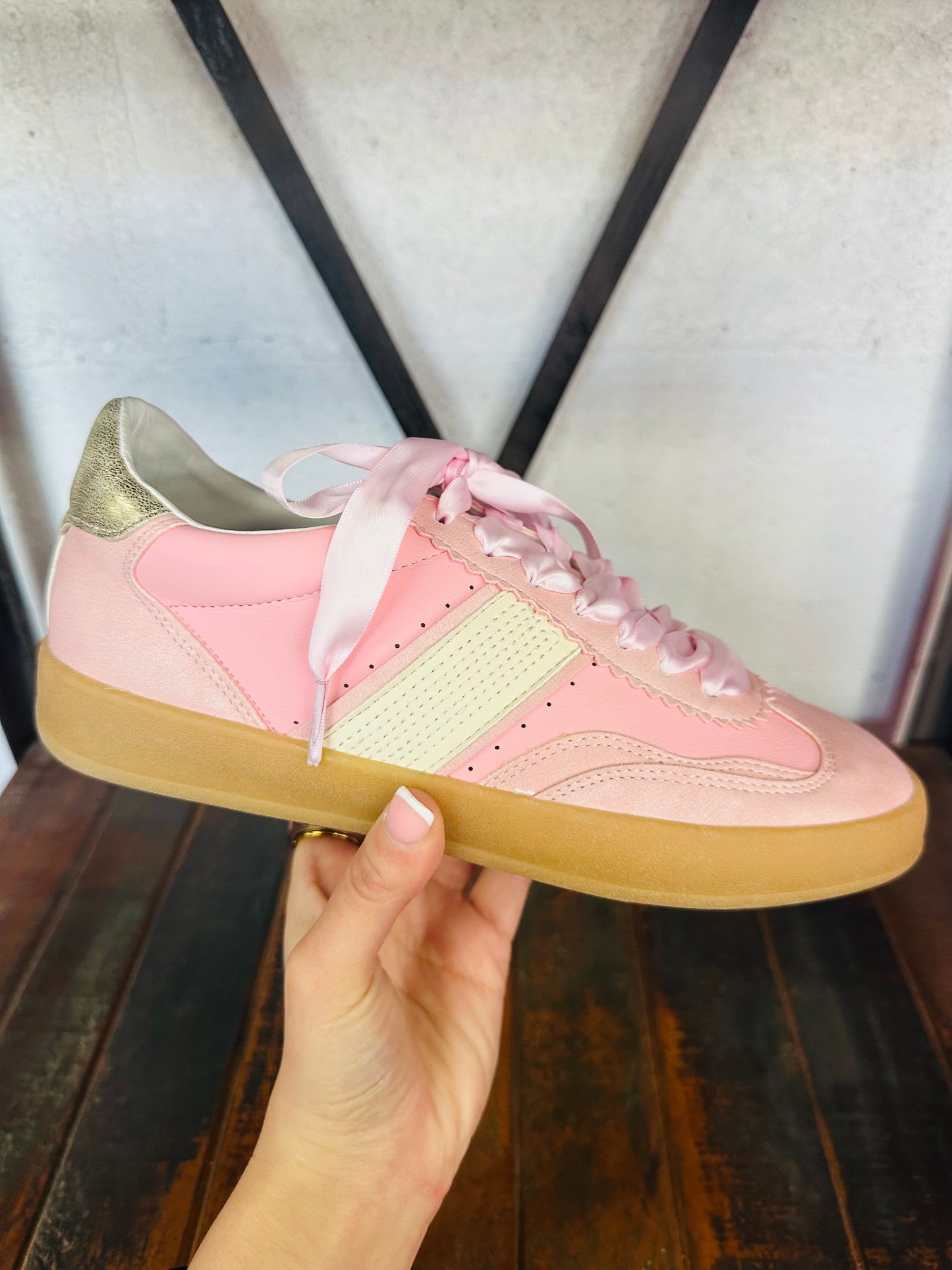 The Dixie Pink Sneaker