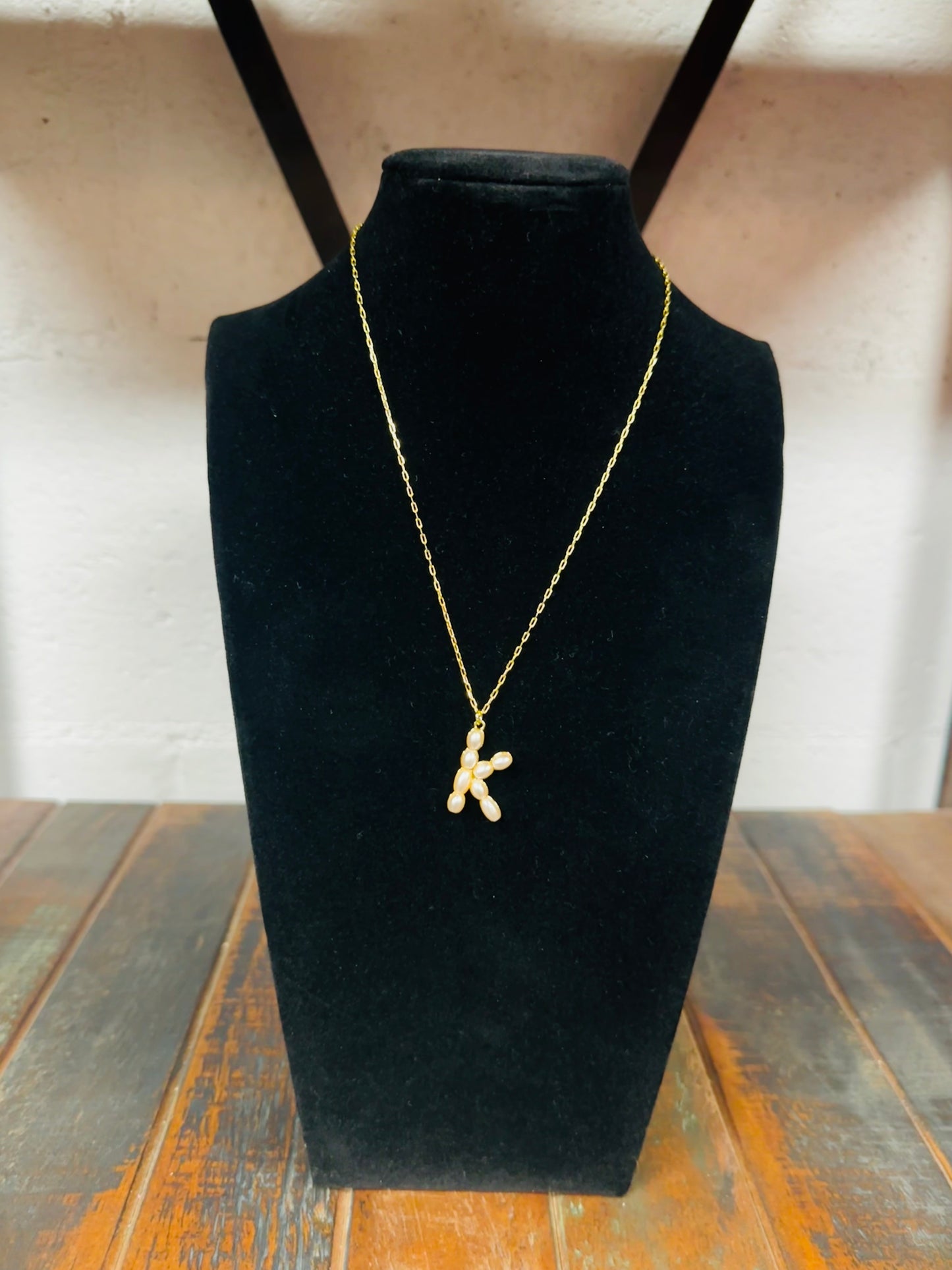 The Pearl Initial Pendant Necklace