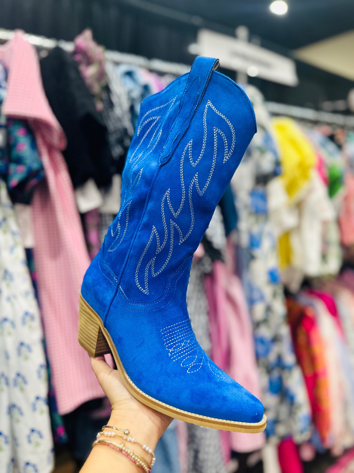 The Odelia Cobalt Blue Boot