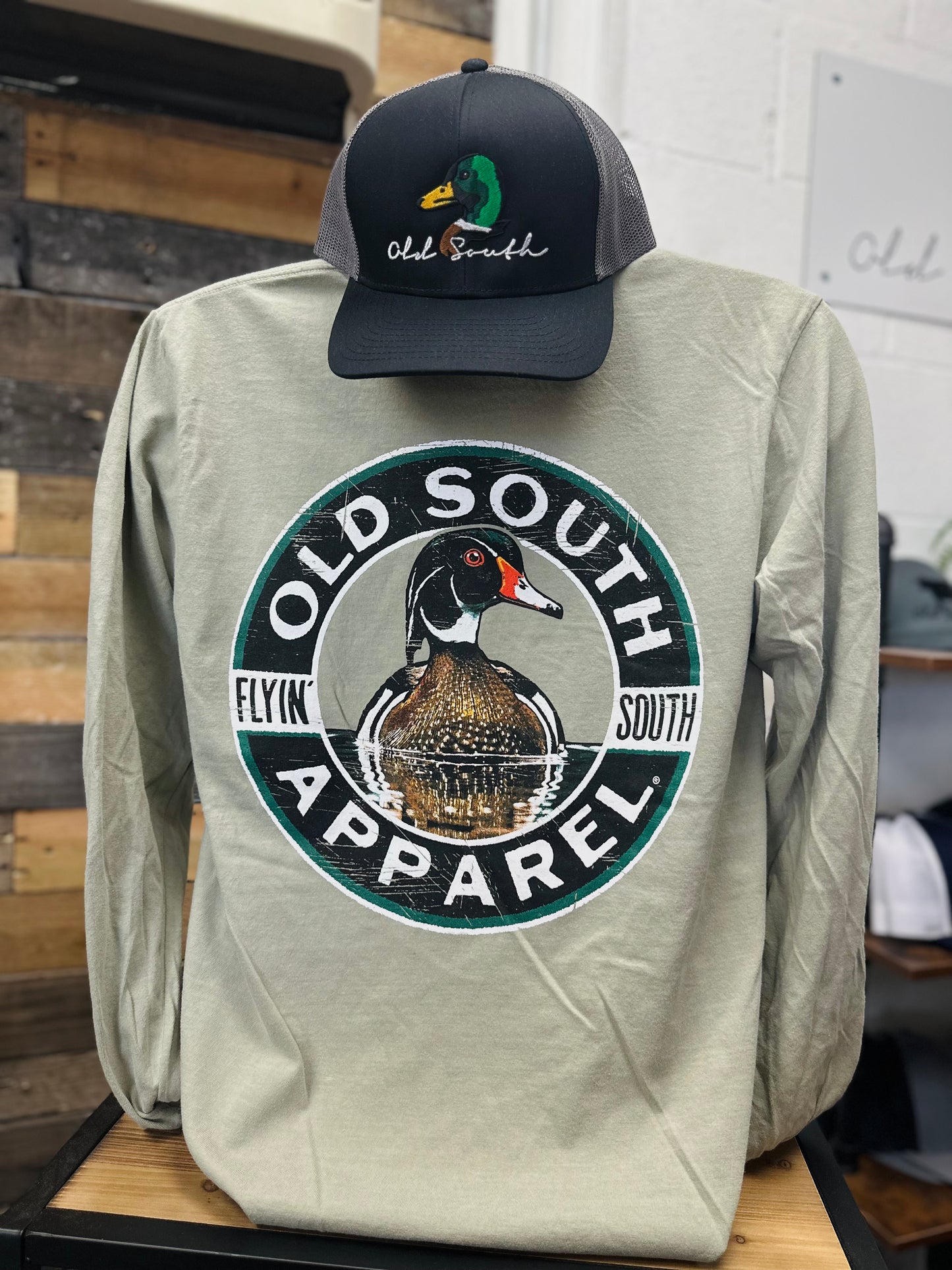 Circled Woodie Long Sleeve Tee