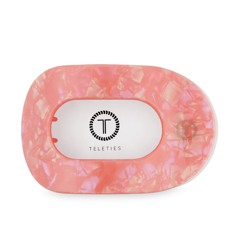 Dreamsicle Flat Round Hair Clip