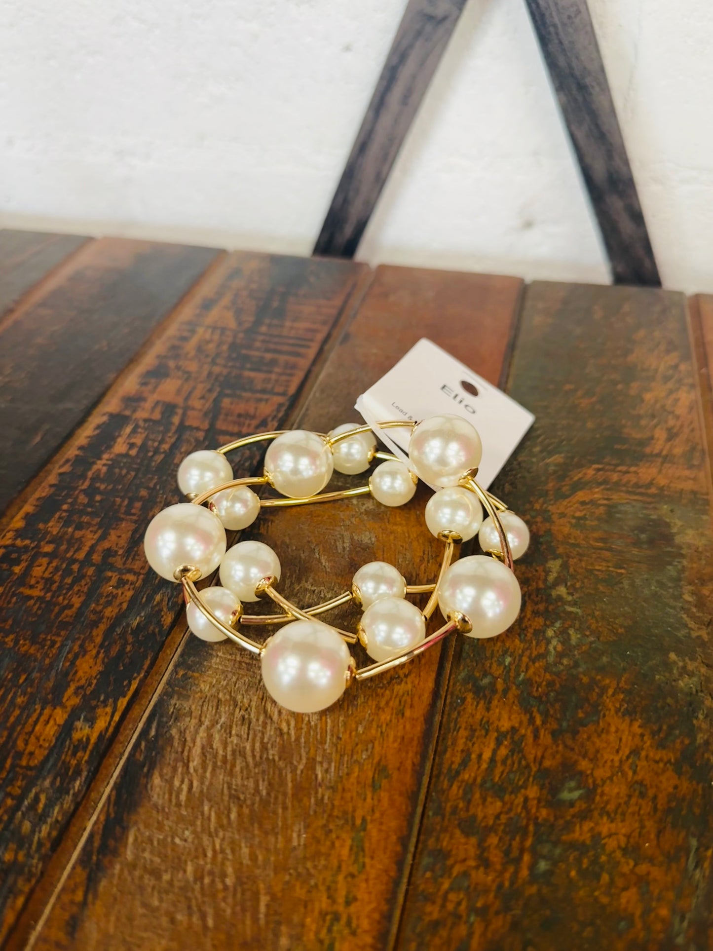 Chunky Pearl Bracelet Set