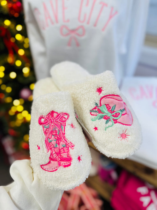 Western Cowgirl Slippers