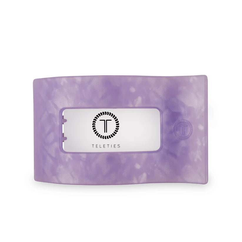 Lavender Mist Rectangle Flat Hair Clip